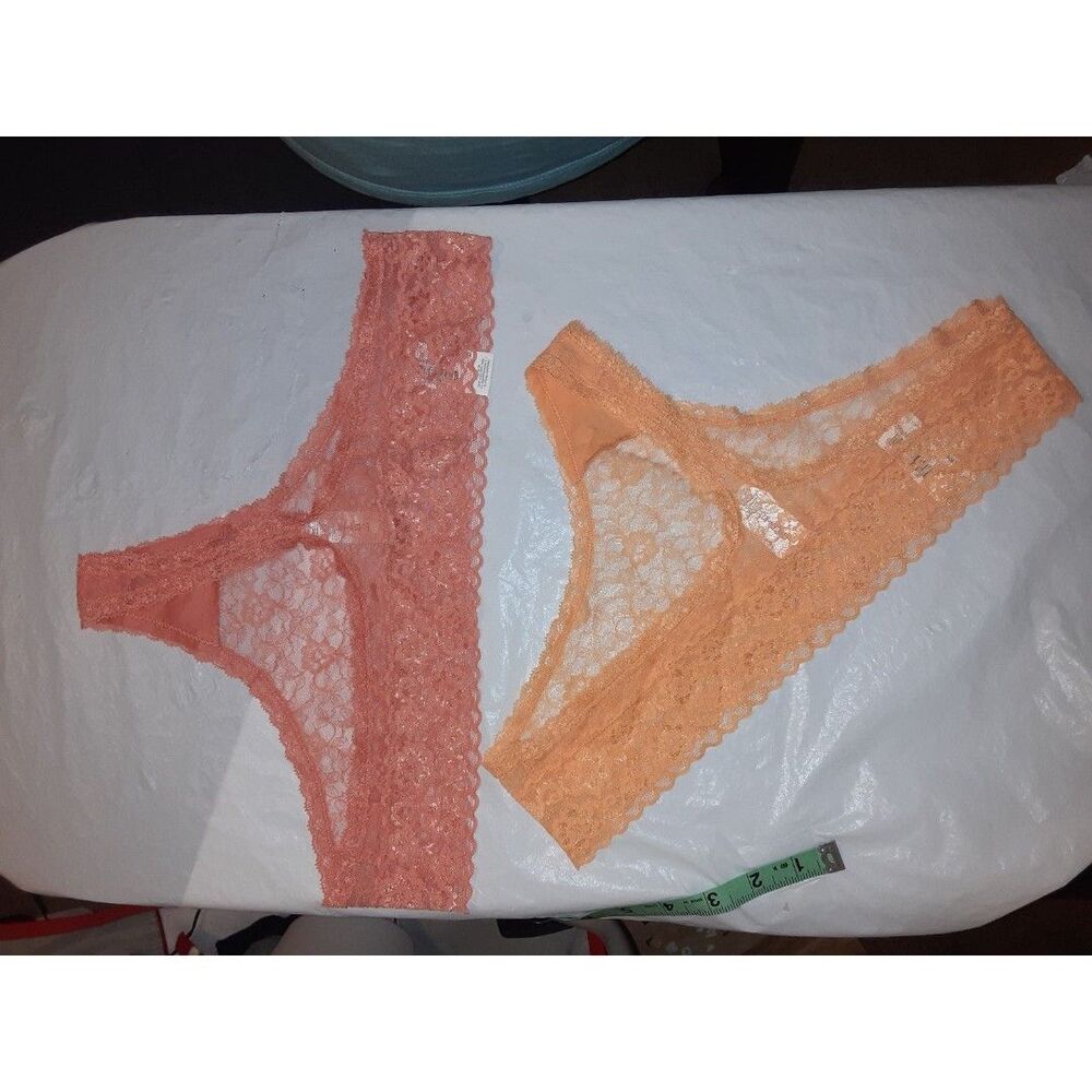 Flirtitude Large Lace Thong Bundle NWT